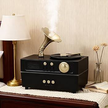 Scented Symphony Gramophone Aroma Diffuser with Bluetooth Speaker
