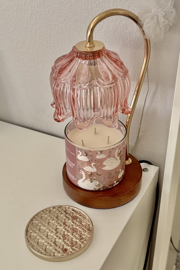 Berry Ember Candle Warmer Lamp