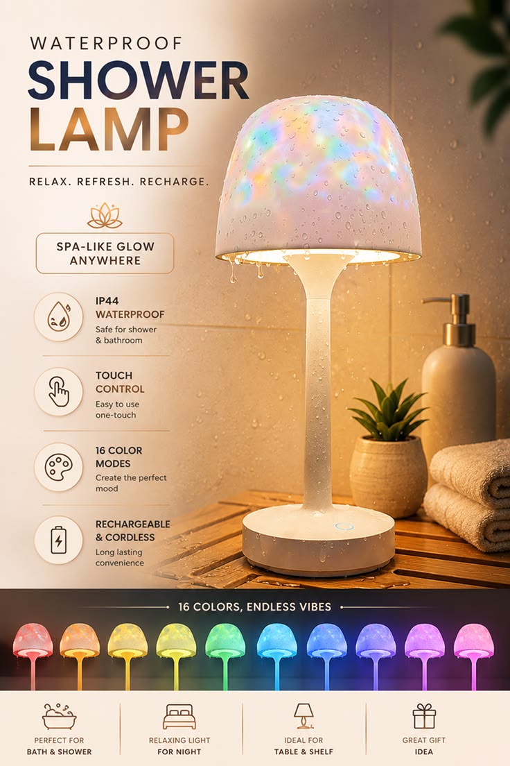 Aurora Mist Cordless Lamp and Aurora Projector