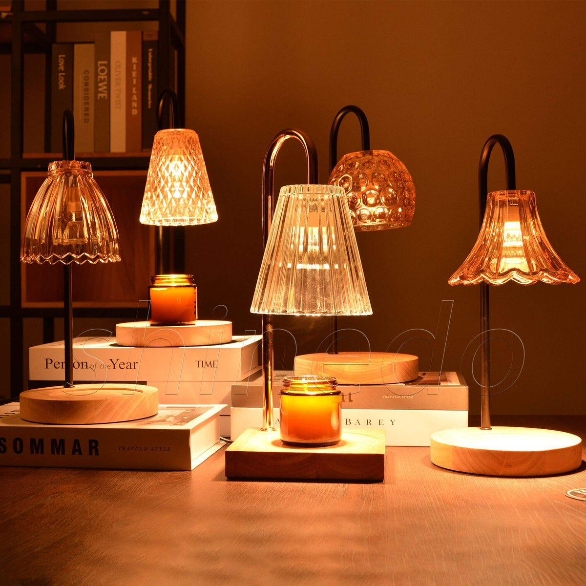 Berry Ember Candle Warmer Lamp