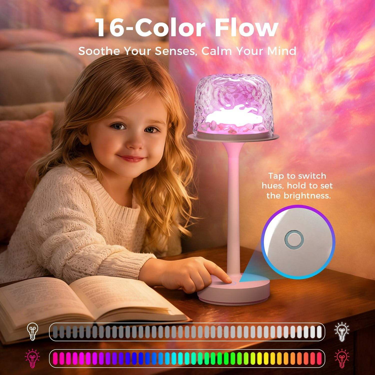 Aurora Mist Cordless Lamp and Aurora Projector