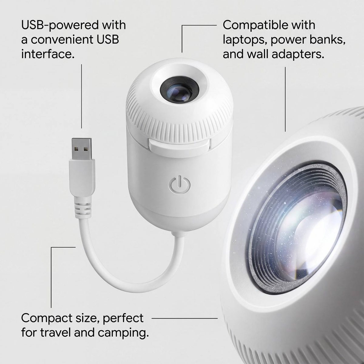 Midnight Orbit USB Star Projector