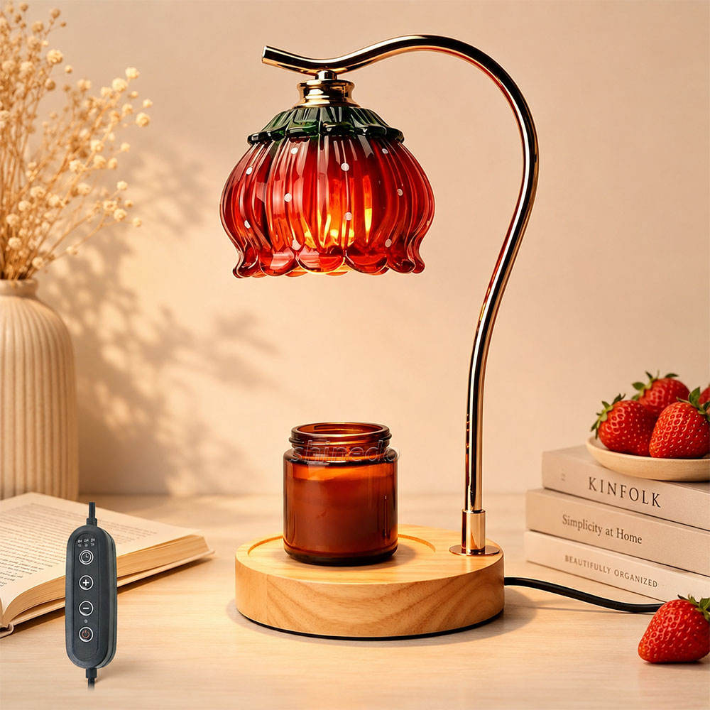 Berry Ember Candle Warmer Lamp