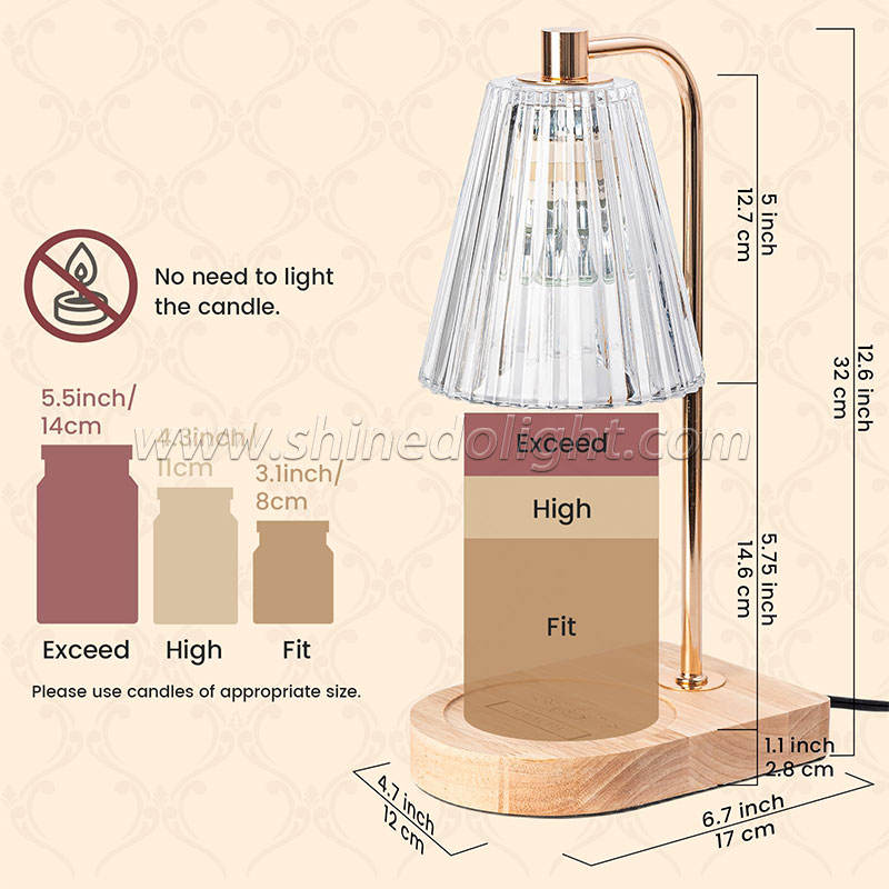 Berry Ember Candle Warmer Lamp